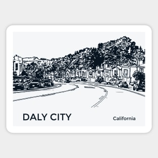 Daly City California Sticker